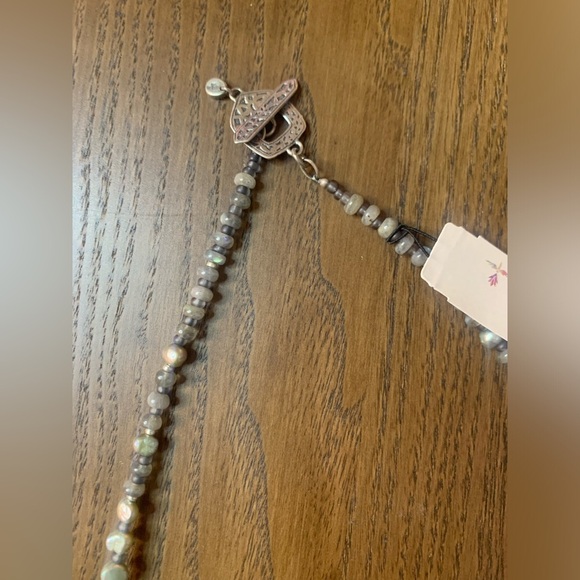 NWT PEYOTE BIRD X FREE SPIRIT GEUNINE GEMSTONE AND STERLING NECKLACE - Picture 2 of 4